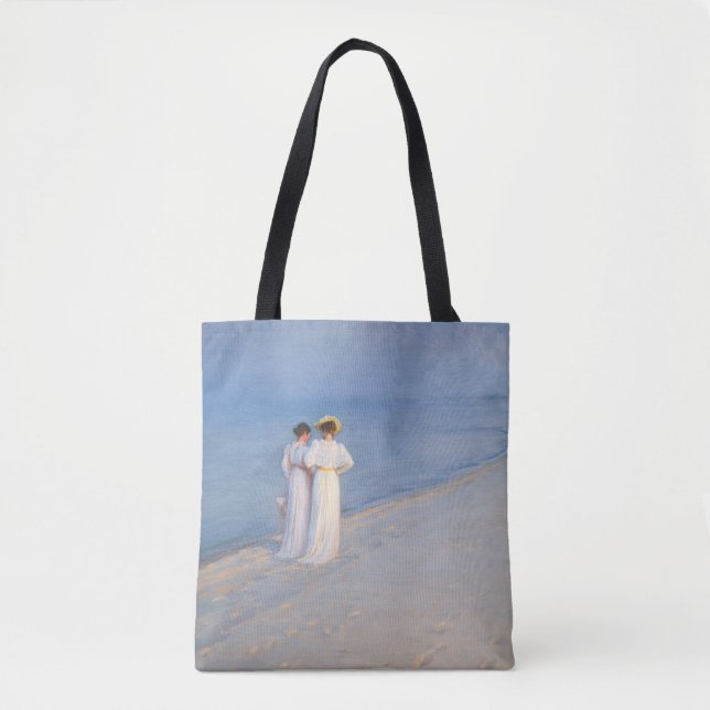 Tote Bag Kroyer - Soirée d'été sur Skagen Beach (Devant)