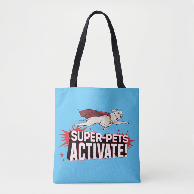 Tote Bag Krypto : Super-Animaux Activez ! (Devant)
