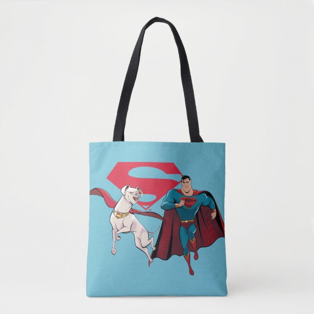 Tote Bag Krypto & Superman (Devant)