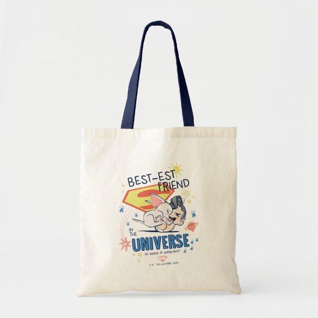 Tote Bag Krypto & Superman : Le meilleur ami de l'univers (Devant)