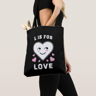 Tote Bag L C'est pour l'amour Anniversaire Saint Valentin J