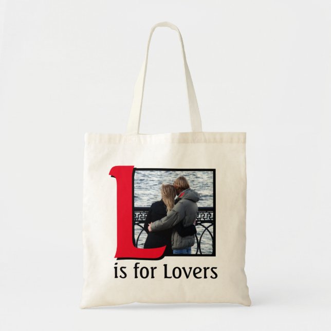 Tote Bag L pour les amoureux (Devant)