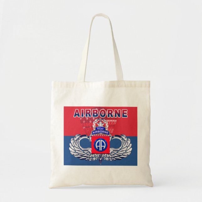 Tote Bag La 82e division aéroportée doit avoir (Devant)
