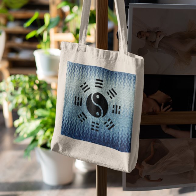 Tote Bag La balance : Ba Gua, huit trigrammes yin yang TCM (Créateur téléchargé)