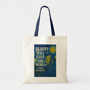 Tote Bag La beauté sauvera le monde Dostoïevski citation, G