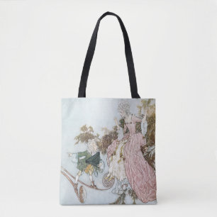 Tote Bag La Belle au Bois Dormant, Conte de Fées Vintage pa