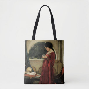 Tote Bag La Boule de cristal de John William Waterhouse