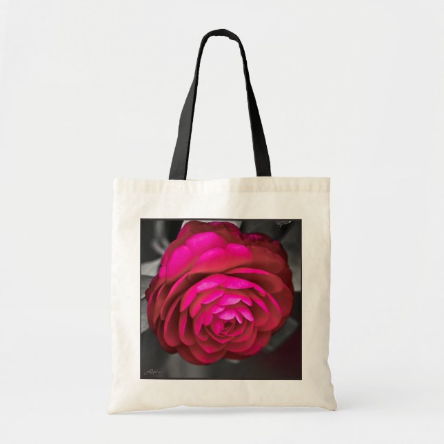 Tote Bag La Camélia rose  (Devant)