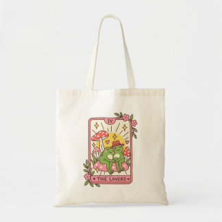 Tote Bag La carte de tarot Grenouille des Amoureux