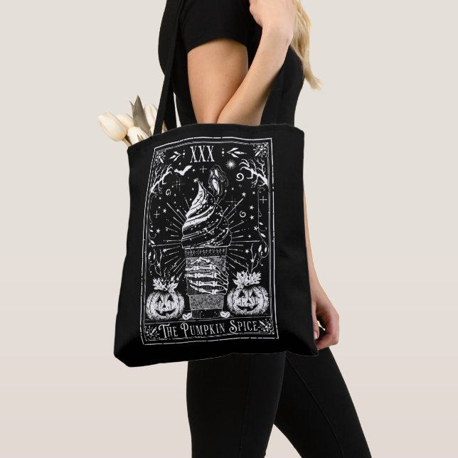 Tote Bag La carte de tarot Pumpkin Spice (De près)