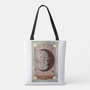 Tote Bag La carte de tarot vintage Moon Celestial Art