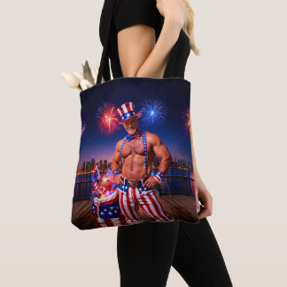 Tote Bag La célébration du quatre juillet de SlipperyJoe ch