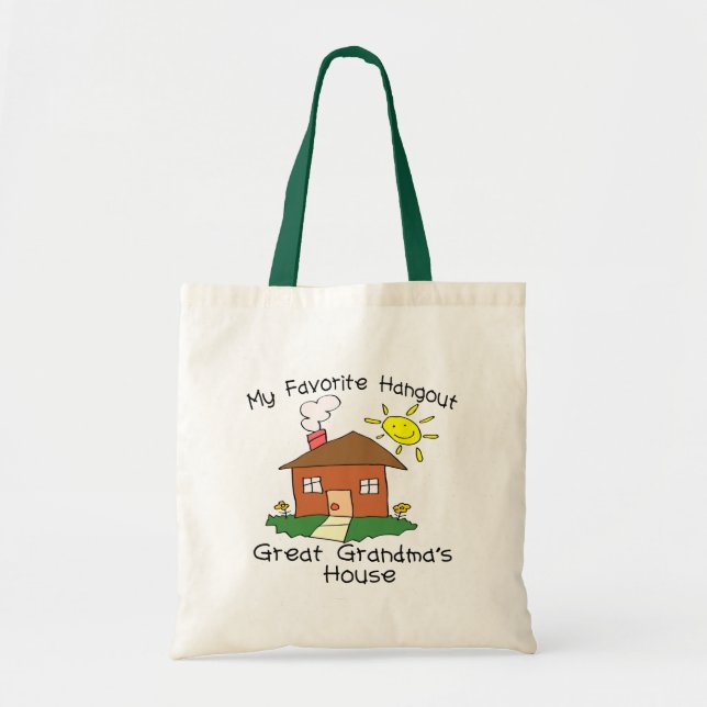 Tote Bag La Chambre de la grande grand-maman de repaire (Devant)