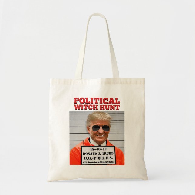 Tote Bag La chasse aux sorcières politiques de Donald Trump (Devant)