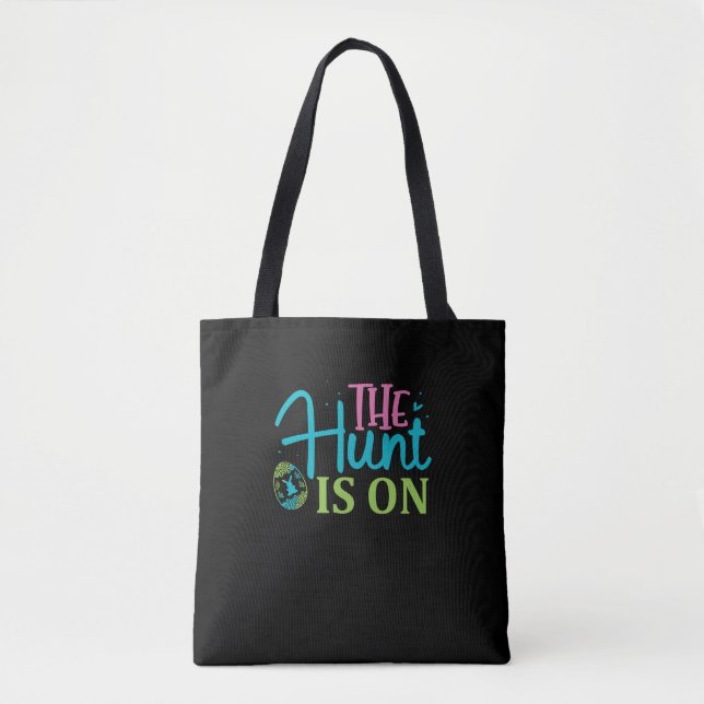 Tote Bag La Chasse Se Déroule À Pâques (Devant)