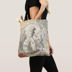 Tote Bag La chenille du Pays des Merveilles d'Alice : Tenni