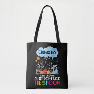 Tote Bag La chimie est comme la Cuisine ne pas lécher Spoo