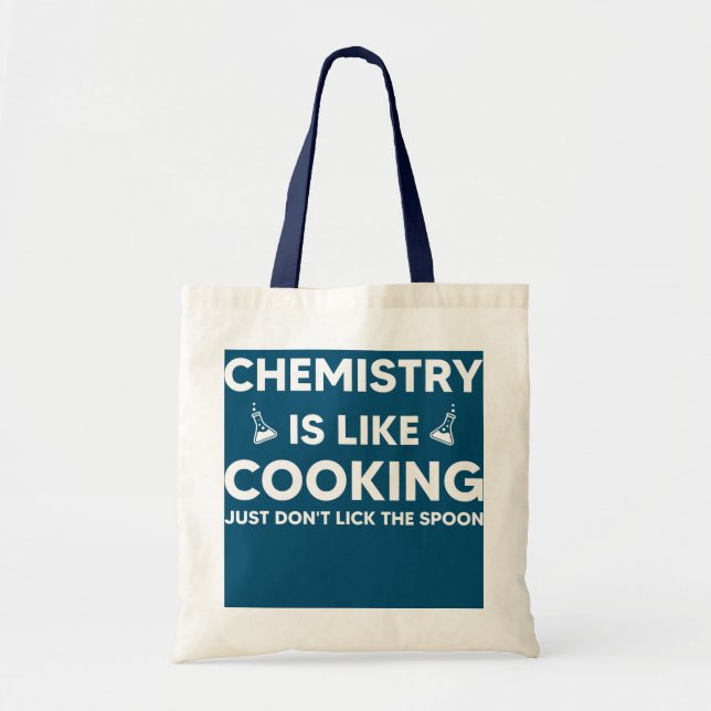Tote Bag La chimie est comme la Cuisine Science Enseignant  (Devant)
