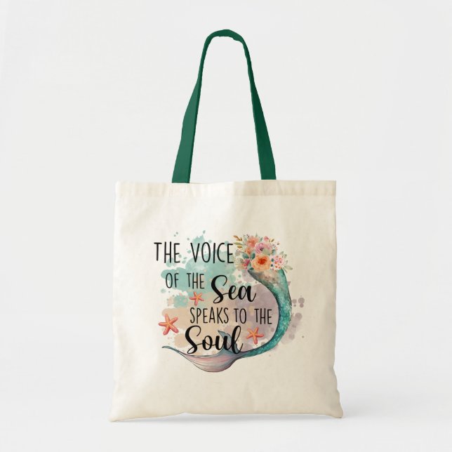 Tote Bag La citation de la sirène de mer (Devant)