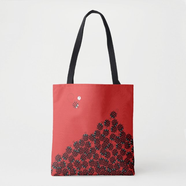 Tote Bag La Coccinelle - un endroit serré ? (Devant)