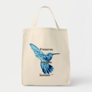 Tote Bag La conserve, réutilisent, soutiennent le vin