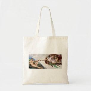 Tote Bag La création d'Adam par Michel-Ange
