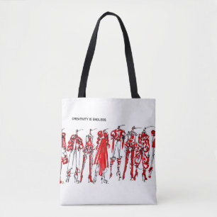 Tote Bag La créativité est Forever sans fin Fourre-tout