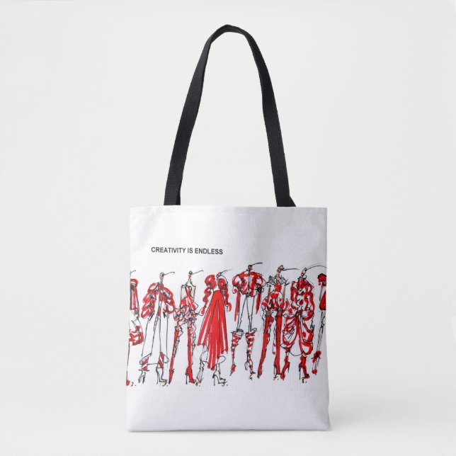 Tote Bag La créativité est Forever sans fin Fourre-tout (Devant)