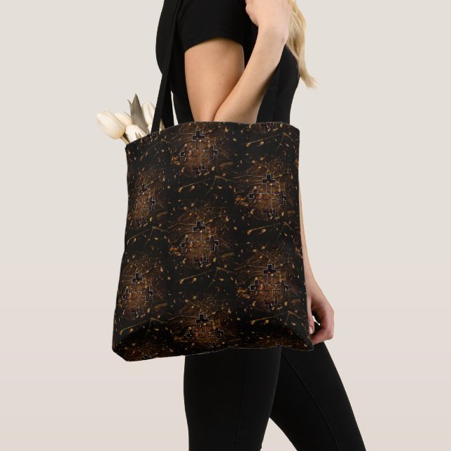 Tote Bag La Croix maya de la Grande Mère (Terre) (De près)