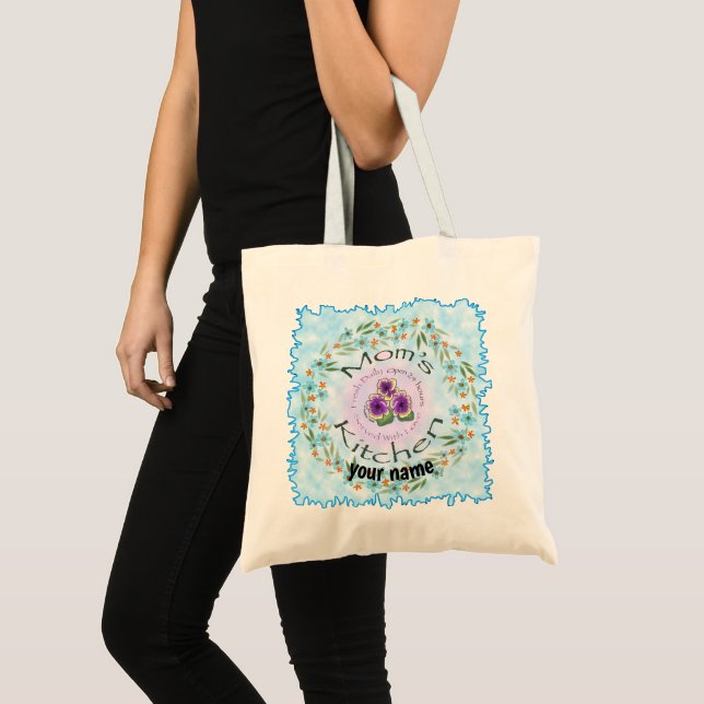 Tote Bag La cuisine de maman  (Devant (produit))