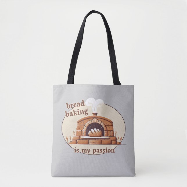 Tote Bag La cuisson du pain est ma passion (Devant)