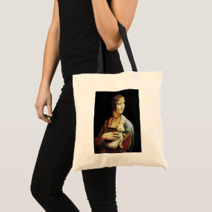 Tote Bag La Dame à l'hermine de Léonard de Vinci