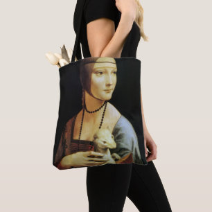 Tote Bag La Dame à l'hermine de Léonard de Vinci
