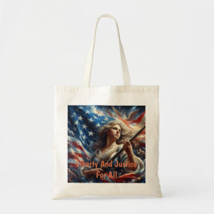 Tote Bag La Dame De La Liberté - L'Art Patriotique