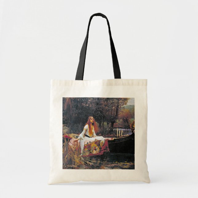 Tote Bag La Dame de Shalott, John William Waterhouse (Devant)