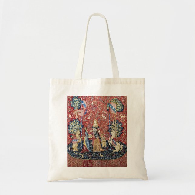 Tote Bag La Dame et la licorne, Odeur (Devant)