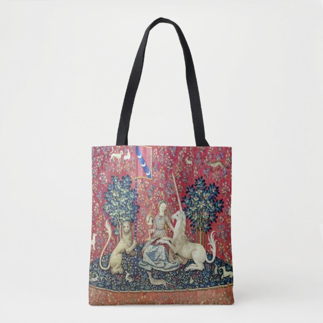 Tote Bag La Dame et la licorne, Vue (Devant)
