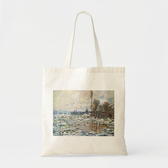 Tote Bag La débâcle sur la Seine de Claude Monet (Devant)