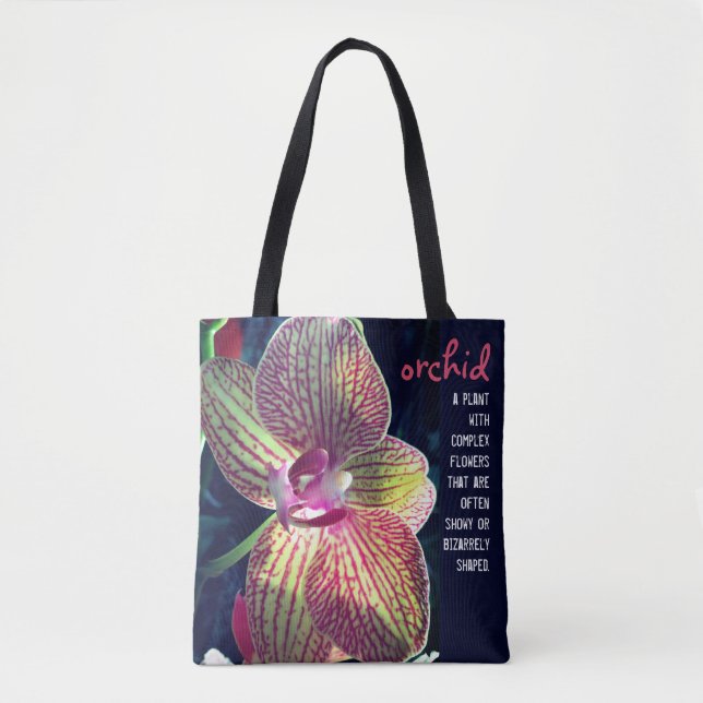 Tote Bag La définition d'une orchidée (Devant)