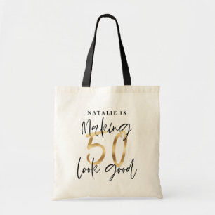 Tote Bag La fabrication le sembler 50 du bon anniversaire