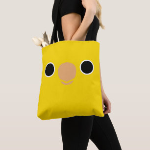 Tote Bag La face d'une perruche dorée