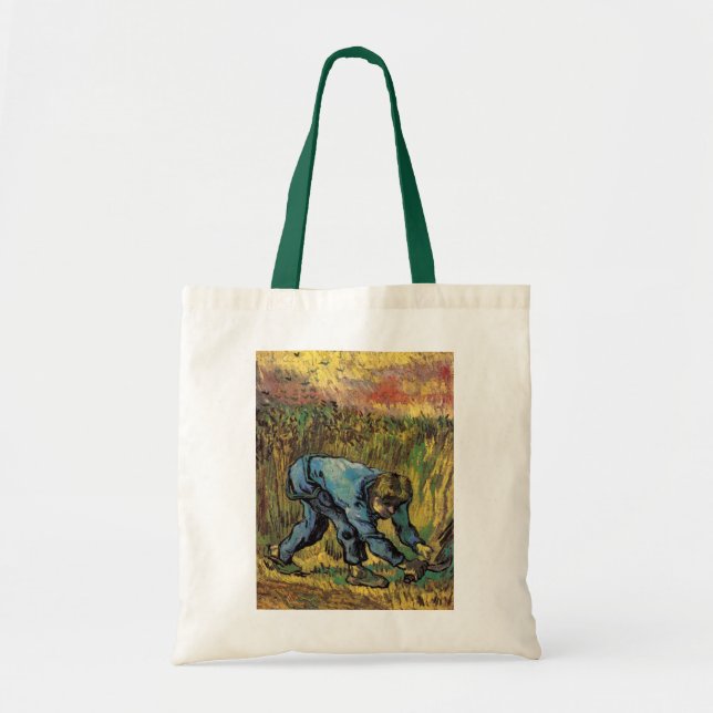 Tote Bag La Faucheuse avec la faucille par Vincent van Gogh (Devant)