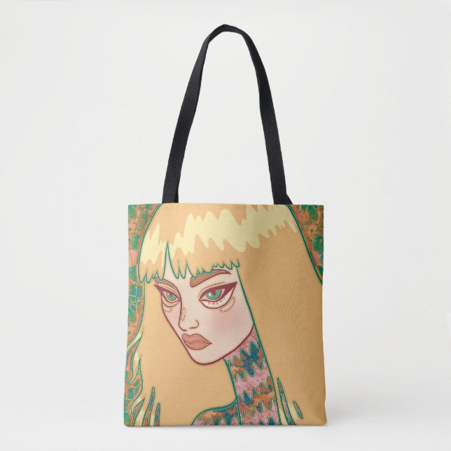 Tote Bag La femme gothique (Devant)