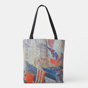 Tote Bag La Fête des alliés, mai 1917 de Childe Hassam, Art