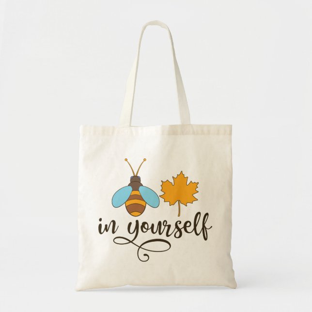 Tote Bag La feuille d'abeilles en toi-même (Devant)