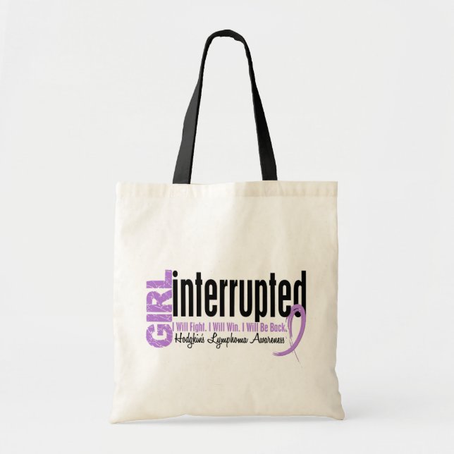 Tote Bag La fille a interrompu 1 lymphogranulomatose (Devant)