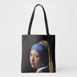 Tote Bag La fille avec une perle oreille par Johannes Verme