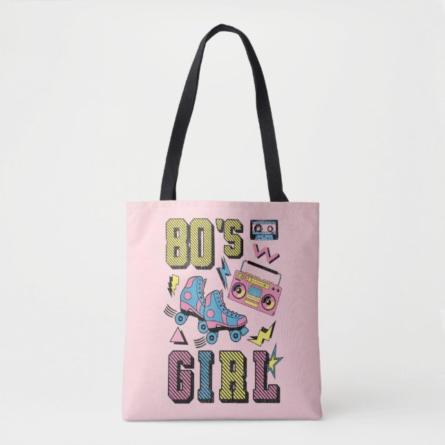 Tote Bag La fille des années 80 (Devant)