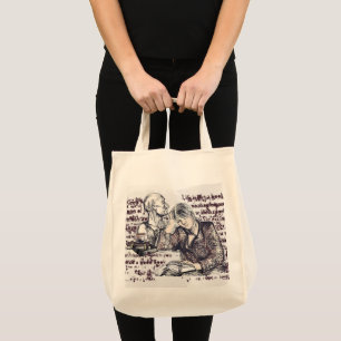 Tote Bag La fille lisant un livre
