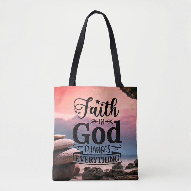 Tote Bag La foi chrétienne en Dieu (Devant)